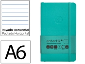 Capa do artigo Caderno com elastico antartik capa mole a6 linhas turquesa 100 folhas 80 gr fsc