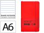 Caderno com elastico antartik capa mole a6 linhas vermelho 100 folhas 80 gr fsc - Preview