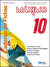 Capa do artigo Caderno de Fichas - Máximo - Matemática A - 10.º ano