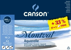Capa do artigo Caderno de Folhas para aguarela 29,7x42cm 12 Fls Canson