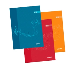 Capa do artigo Caderno de Música A5  20fls/60grs Sortido Clássico Classic Stripes