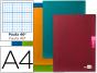 Caderno escolar liderpapel scriptus 48 folhas din a4 pautado papel 90gr (5 unidades) - Preview