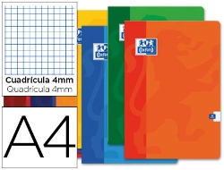 Capa do artigo Caderno Escolar Oxford 80 Folhas Din A4 Quadriculado 4 mm
