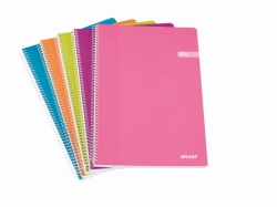 Capa do artigo Spiral Notebook A5 Squared 80 sheets/70gsm Assorted Fashion Classic Stripes