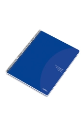 Capa do artigo Caderno Espiral Ambar A4 Capa Azul Quadriculado