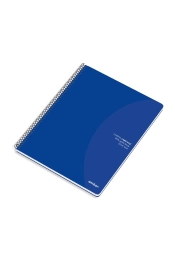 Capa do artigo Caderno Espiral Ambar A5 Capa Azul Pautado