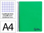 Capa do artigo Caderno Espiral Liderpapel A4 Wonder Capa Plástico 120 folhas 90gr Quadriculado 5mm 5 Bandas 4 Furos Cor Turquesa