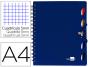 Caderno espiral liderpapel executive 100 fls a4 azul quad - Preview