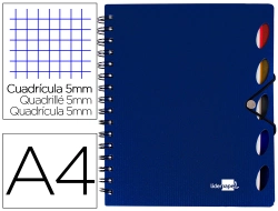 Capa do artigo Caderno espiral liderpapel executive 100 fls a4 azul quad