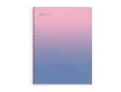 Capa do artigo Caderno Espiral Miquelrius A4 Quadriculado 80 folhas 90 gr gradient rosa/azul