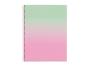Caderno Espiral Miquelrius A4 Quadriculado 80 folhas 90 gr gradient rosa verde menta - Preview