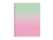 Capa do artigo Caderno Espiral Miquelrius A4 Quadriculado 80 folhas 90 gr gradient rosa verde menta