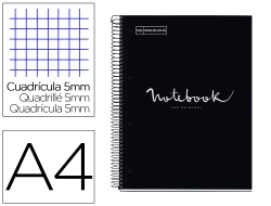 Capa do artigo Caderno espiral miquelrius notebook 1 emotions capa forrada din a4 microperfurado 80 folhas 90 gr quadricula 5 mm cor pr
