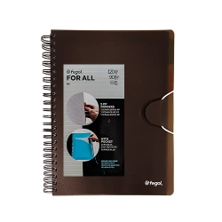 Capa do artigo Caderno Fegol For All com capa PP e 5 divisórias