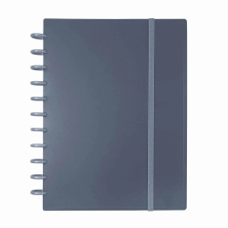 Capa do artigo Caderno Ingeniox A4 Pautado 100FL Cinza com Elástico 66004008