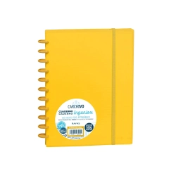 Capa do artigo Caderno Ingeniox A4 Pautado 100FL MOSTARDA Intense com Elástico 66004019
