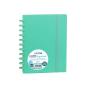 Caderno Ingeniox A4 Pautado 100FL Verde Intense com Elástico 66004016 - Preview