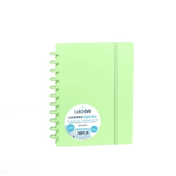 Capa do artigo Caderno Ingeniox A4 Pautado 100FL Verde Pastel com Elástico 66004021