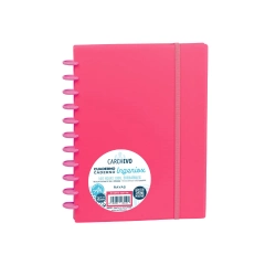 Capa do artigo Caderno Ingeniox A4 Pautado 100FL Vermelho Intense com Elástico 66004012
