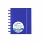 Caderno Ingeniox A5 Pautado 100FL Azul Intense com Elástico 66005011 - Preview