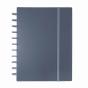 Caderno Ingeniox A5 Pautado 100FL Cinza com Elástico 66005008 - Preview