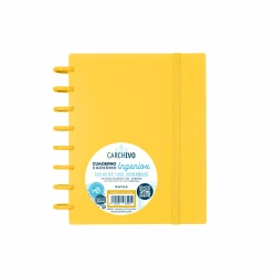 Capa do artigo Caderno Ingeniox A5 Pautado 100FL Mostarda Intense com Elástico 66005019