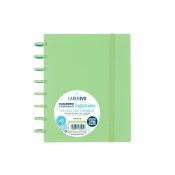 Capa do artigo Caderno Ingeniox A5 Pautado 100FL Verde Pastel com Elástico 66005021