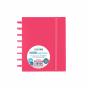 Caderno Ingeniox A5 Pautado 100FL Vermelho Intense com Elástico 66005012 - Preview