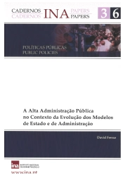Capa do artigo Cadernos INA N.º 36 - A Alta Administração Pública no Contexto da Evolução dos Modelos de Estado e de Administração