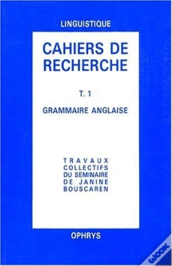Capa do artigo Cah. Recher. Gram. Ang. I