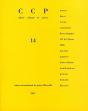 Cahier Critique De Poésie T.14 ; Dossier Jean Daive - Preview