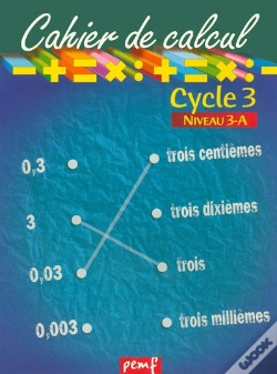 Capa do artigo Cahier De Calcul ; Cycle 3, Niveau 3-A