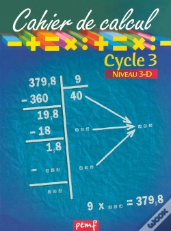 Capa do artigo Cahier De Calcul ; Cycle 3, Niveau 3-D