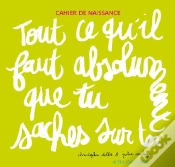 Capa do artigo Cahier De Naissance ; Tout Ce Qu