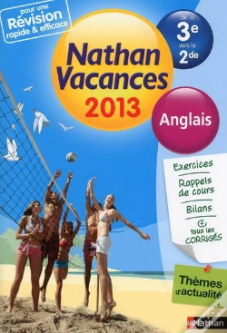 Capa do artigo Cahier De Vacances 2013 Anglais 3e/2e
