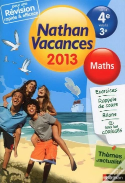 Capa do artigo Cahier De Vacances 2013 Mathematiques 4e/3e