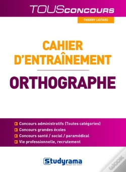 Capa do artigo Cahier D'Entraînement ; Orthographe