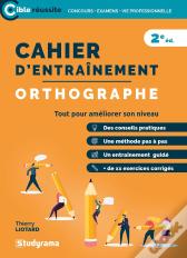 Cahier D'Entrainement ; Orthographe