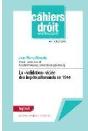 Cahier Du Droit Luxembourgeois T.1 ; La Validation Viciée Des Impôts Allemands En 1944 - Preview