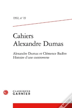 Capa do artigo Cahiers Alexandre Dumas
