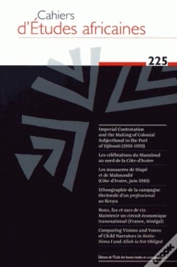 Capa do artigo Cahiers D Etudes Africaines 225
