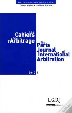 Capa do artigo Cahiers De L'Arbitrage N 1-2012