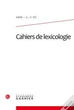 Capa do artigo Cahiers De Lexicologie T.95