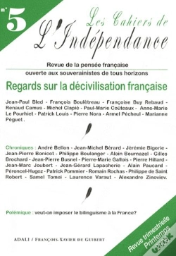 Capa do artigo Cahiers De L'Indépendance Tome 5