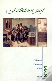 Capa do artigo Cahiers De Litterature Orale T.44; Folklore Juif