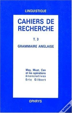 Capa do artigo Cahiers De Recherche T.3 ; Grammaire Anglaise