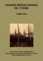 Cahiers Généalogiques De L'Yonne Tome N° 26 - Preview