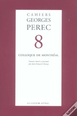 Capa do artigo Cahiers Georges Perec N 8