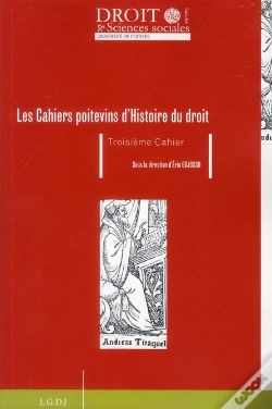 Capa do artigo Cahiers Poitevins D'Histoire Du Droit