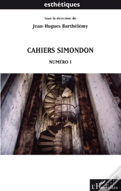 Capa do artigo Cahiers Simondon Tome 1